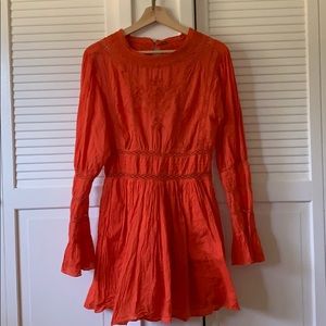 FREE PEOPLE peasant dress